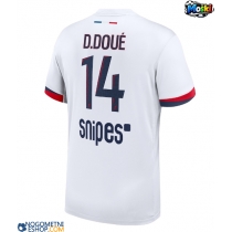 Moški Nogometni dresi Paris Saint-Germain Desire Doue #14 Gostujoči 2025-26 Kratek Rokav